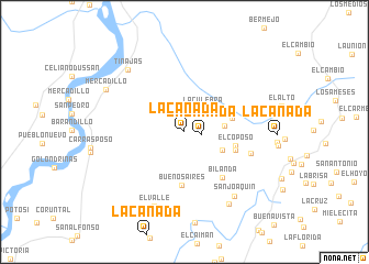 map of La Cañada