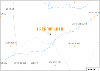 map of La Cañaflota