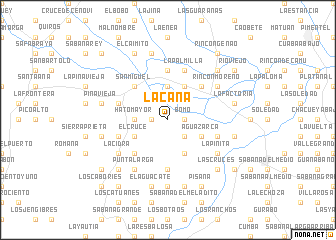 map of La Cana