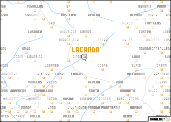 map of La Canda