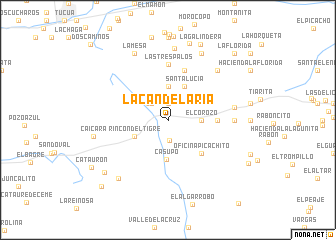 map of La Candelaria