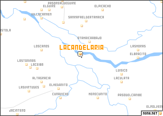 map of La Candelaria