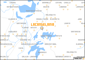 map of La Candelaria