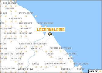 map of La Candelaria