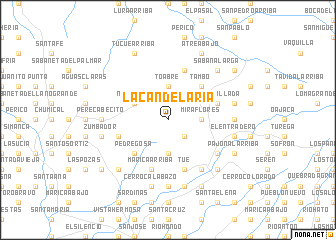 map of La Candelaria