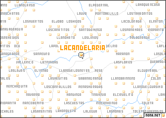 map of La Candelaria