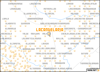 map of La Candelaria