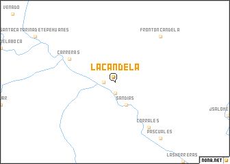 map of La Candela