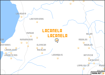 map of La Canela