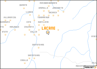 map of Lacane