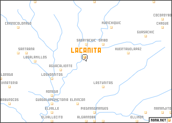 map of La Cañita