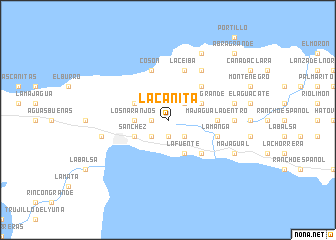 map of La Cañita