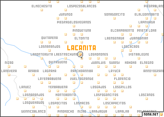 map of La Cañita