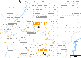 map of La Cañita