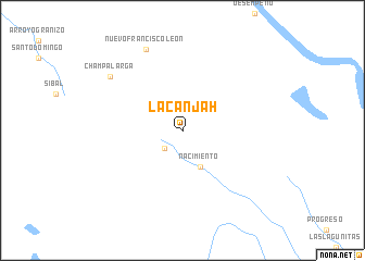 map of Lacanjah