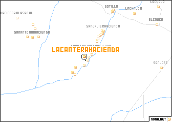 map of La Cantera Hacienda