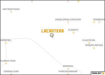 map of La Cantera