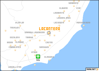 map of La Cantera