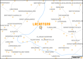 map of La Cantera