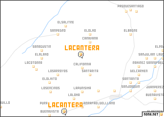 map of La Cantera
