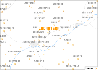 map of La Cantera