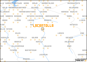 map of La Cantolla