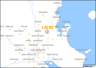 map of Lạc An