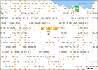 map of La Caobane