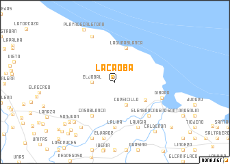 map of La Caoba