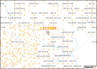 map of La Caoba