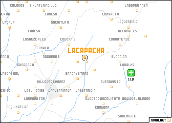 map of La Capacha