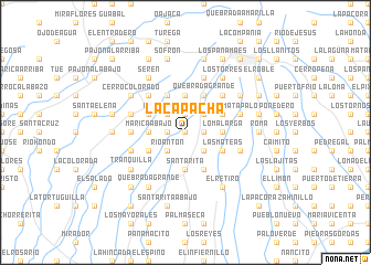 map of La Capacha