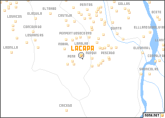 map of La Capa