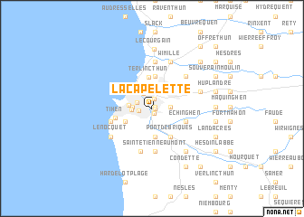 map of La Capelette