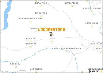 map of La Capestane