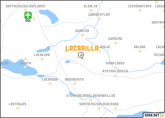 map of La Capilla