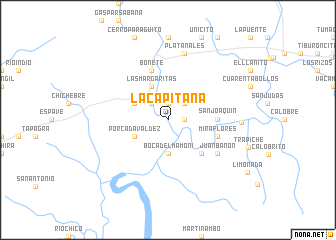 map of La Capitana