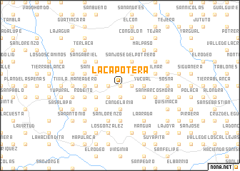 map of La Capotera