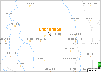 map of La Caranda