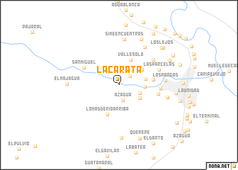 map of La Carata