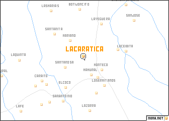 map of La Caratica