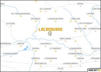 map of La Caravane