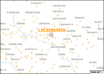 map of La Carbonera