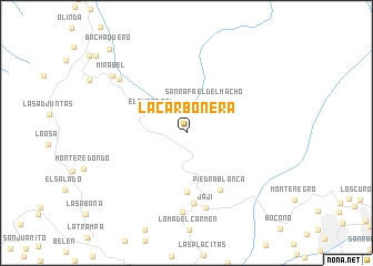 map of La Carbonera