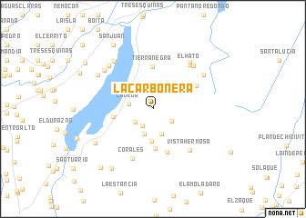 map of La Carbonera