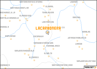 map of La Carbonera