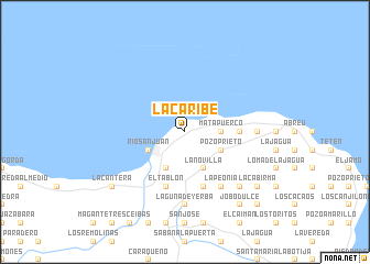 map of La Caribe