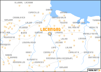 map of La Caridad