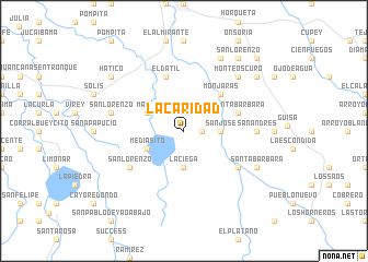 map of La Caridad