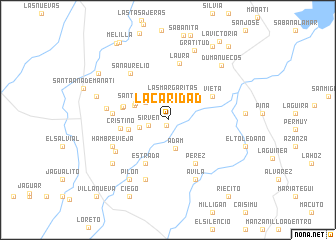 map of La Caridad